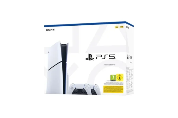 Consola Sony PS5 Slim Standard + 2º Mando DualSense Blanco - Imagen 3